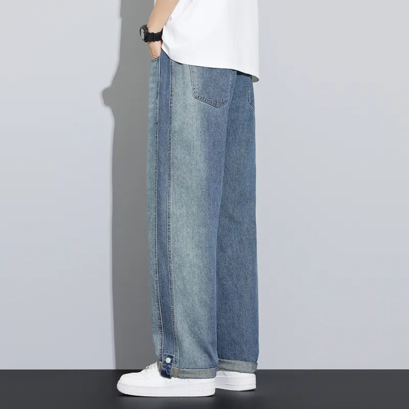 Double Dealer Jeans Unisex Light Vintage Blue-4