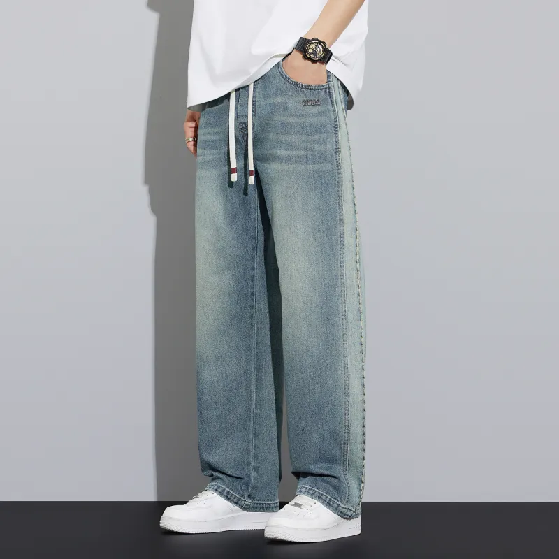Double Dealer Jeans Unisex Light Vintage Blue-2