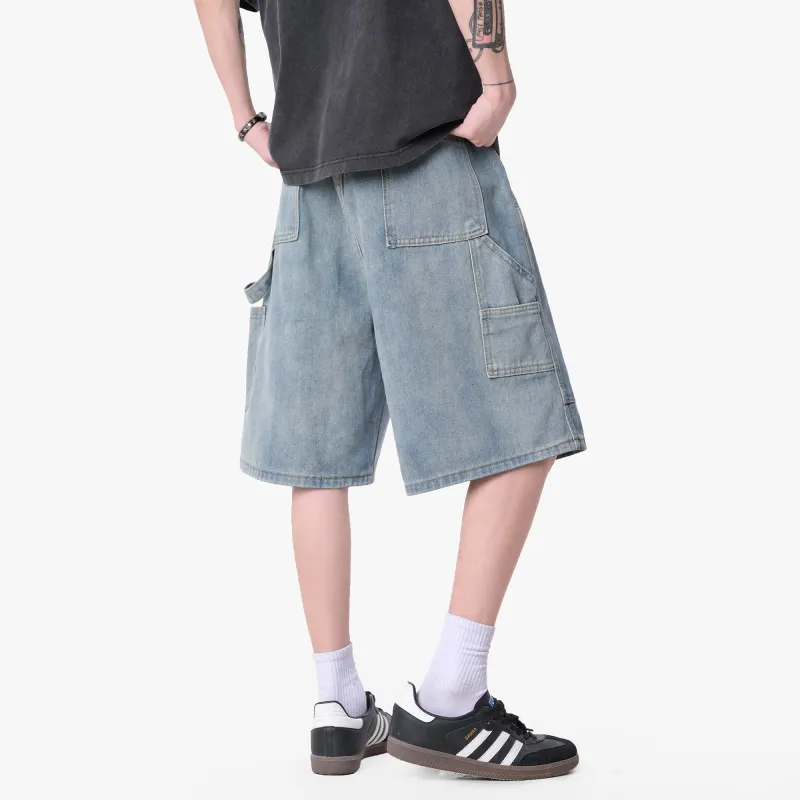 Double Dealer Denim Shorts Unisex-14