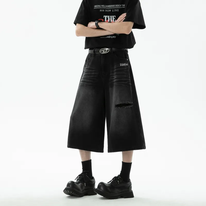 Double Dealer Denim Shorts Unisex-2