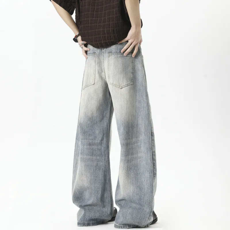Double Dealer Jeans Unisex Blue-4
