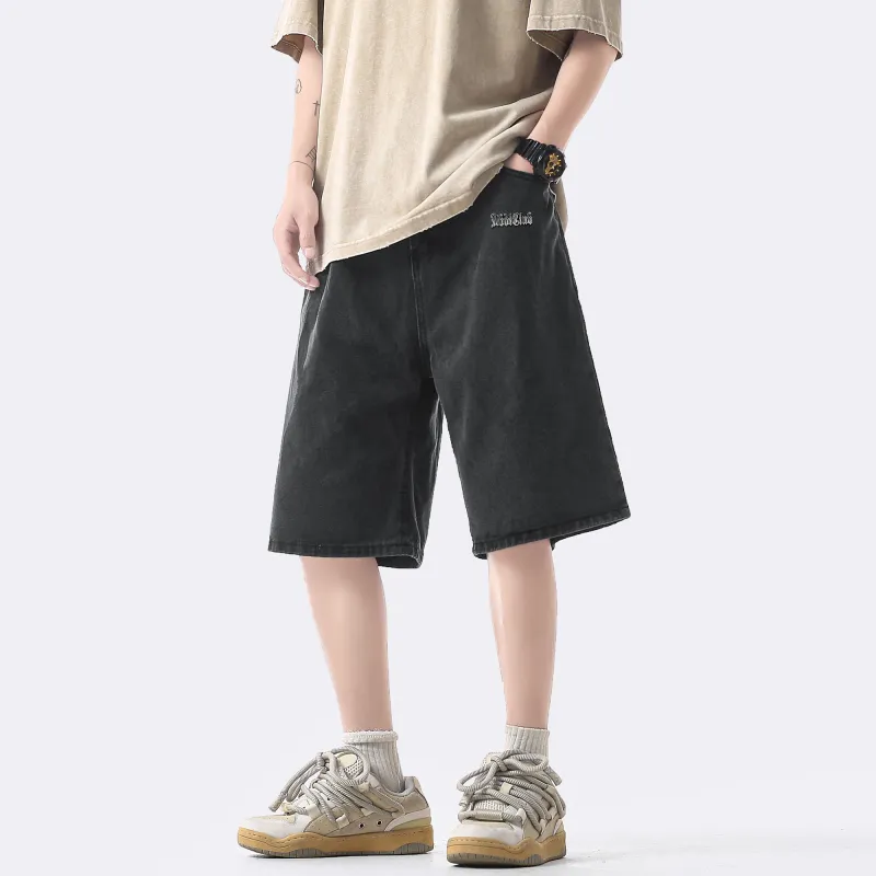 Double Dealer Denim Shorts Unisex-7