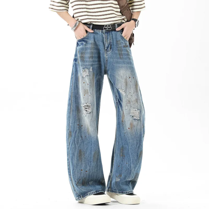 Double Dealer Jeans Unisex Blue-3