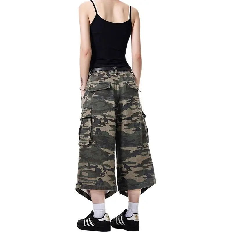 Double Dealer Casual Shorts Unisex Camouflage-1