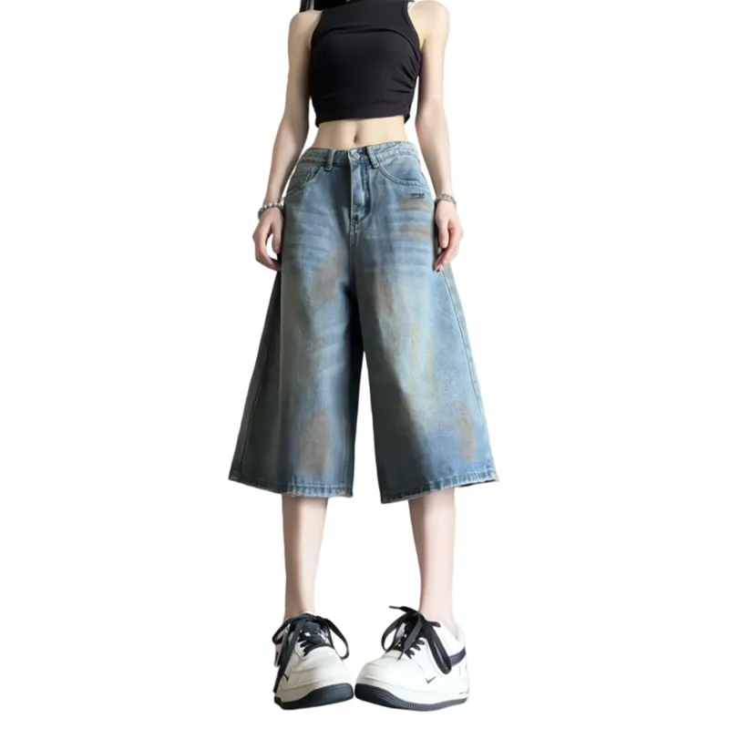 Double Dealer Denim Shorts Unisex-3