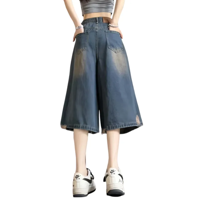 Double Dealer Denim Shorts Unisex-2