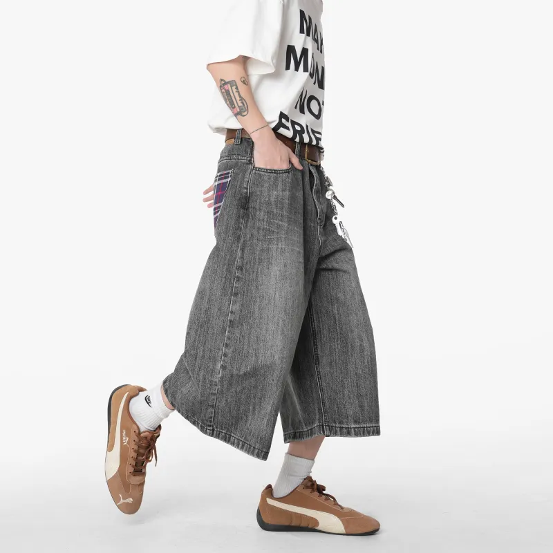 Double Dealer Denim Shorts Unisex-8
