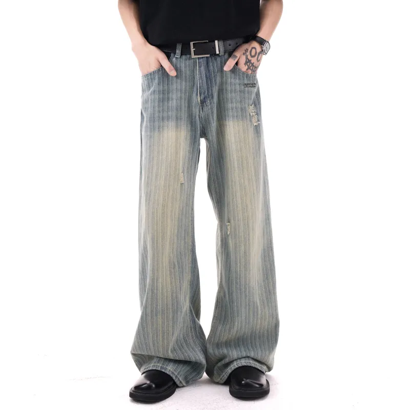 Double Dealer Jeans Unisex Vintage Blue-4