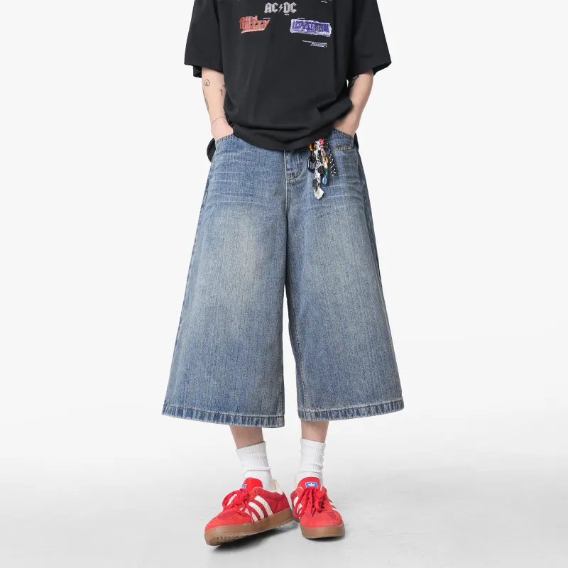 Double Dealer Denim Shorts Unisex-1