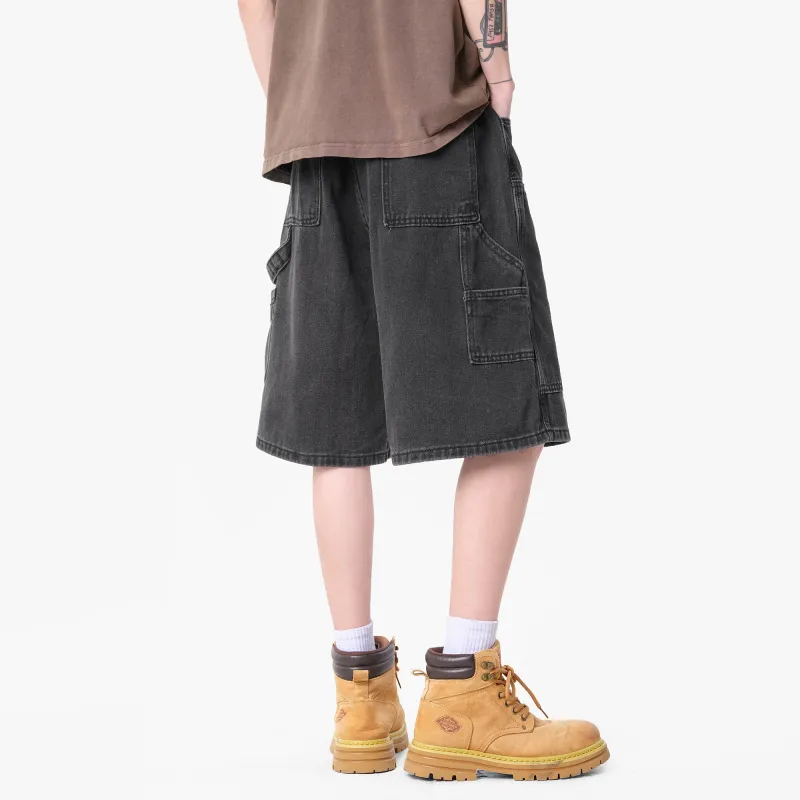 Double Dealer Denim Shorts Unisex-8