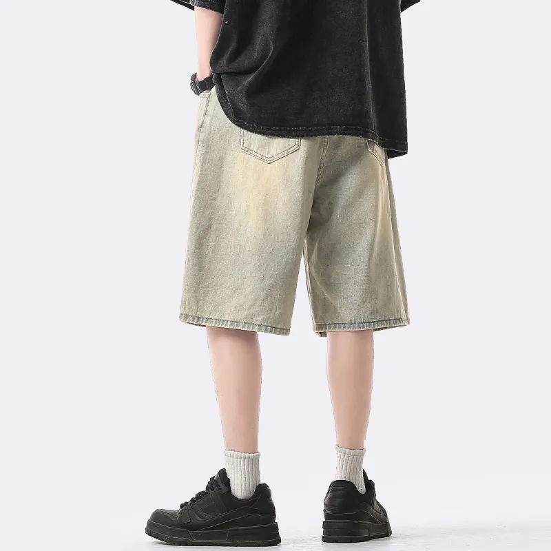 Double Dealer Denim Shorts Unisex-4