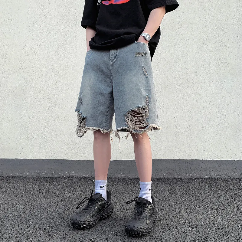 Double Dealer Denim Shorts Unisex-1