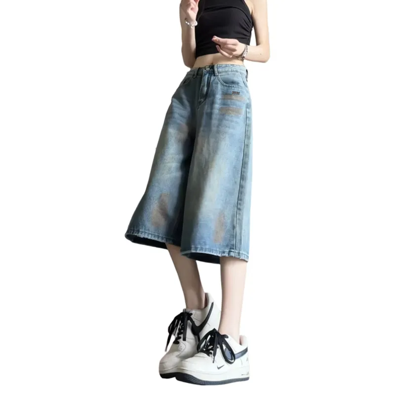 Double Dealer Denim Shorts Unisex-4