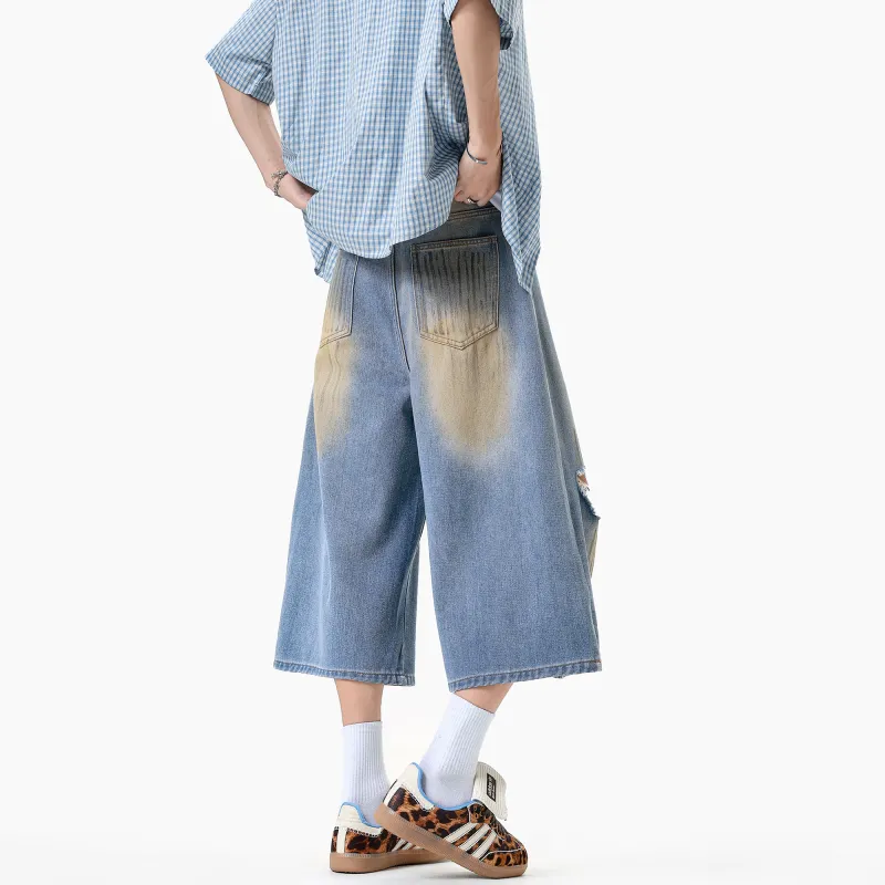 Double Dealer Denim Shorts Unisex-2