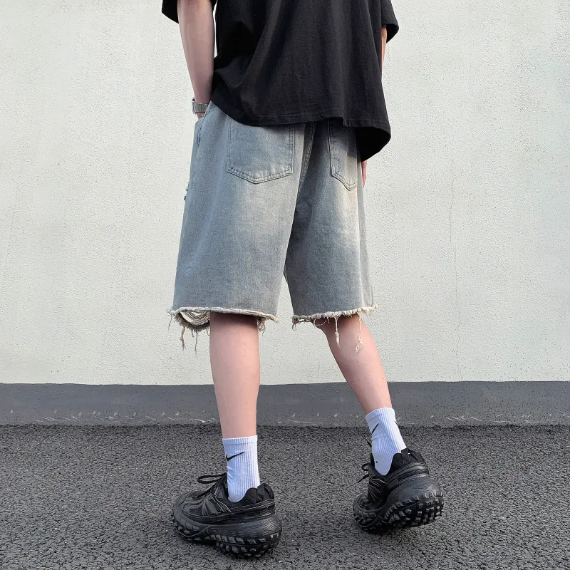 Double Dealer Denim Shorts Unisex-6