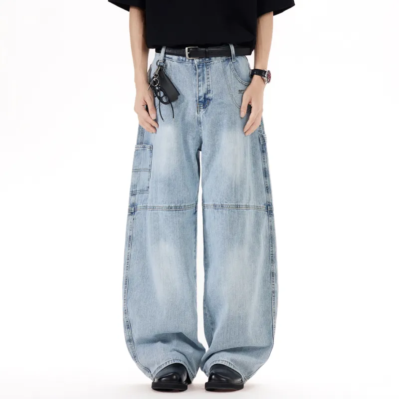 Double Dealer Jeans Unisex Light Blue-1