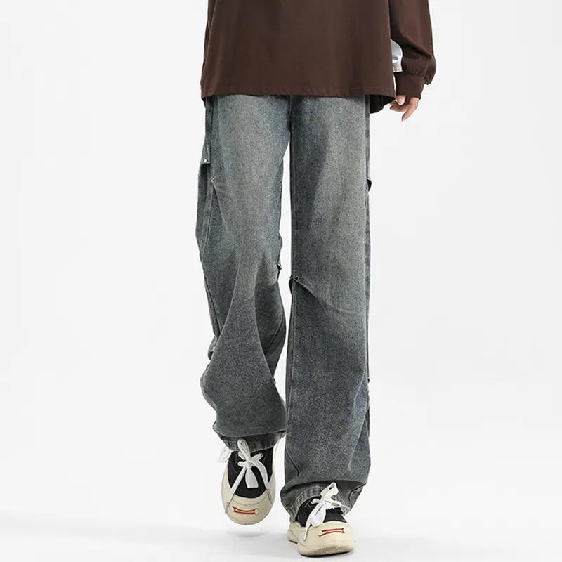 PAINT STAIN Jeans Unisex Dark Purple-45