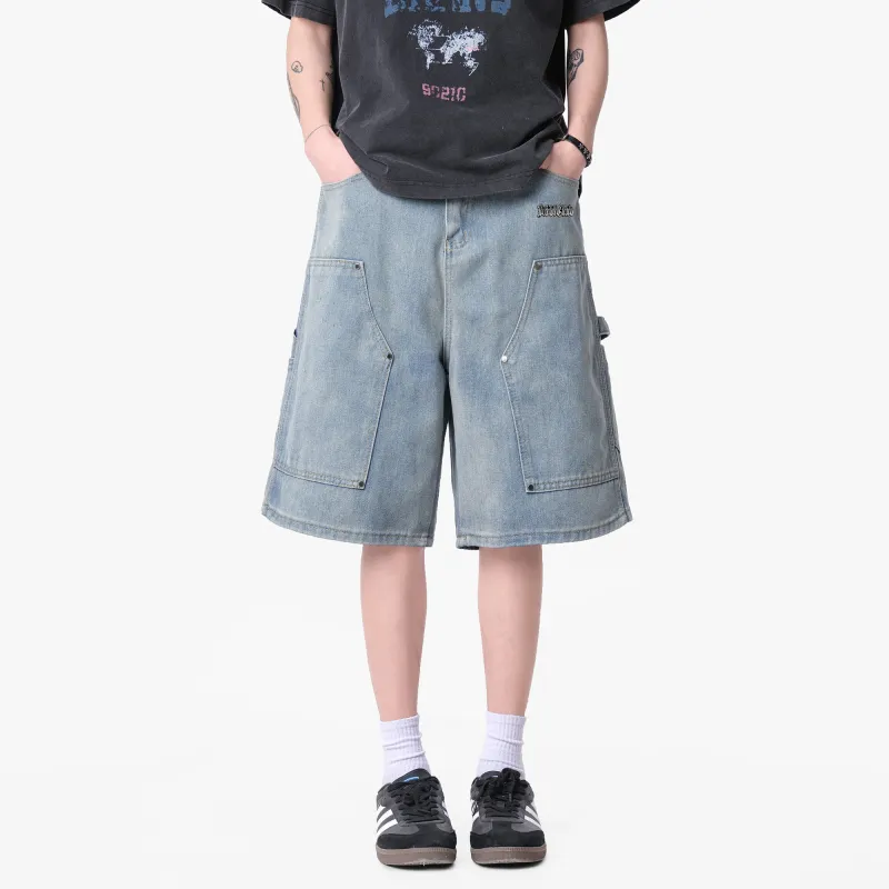 Double Dealer Denim Shorts Unisex-12