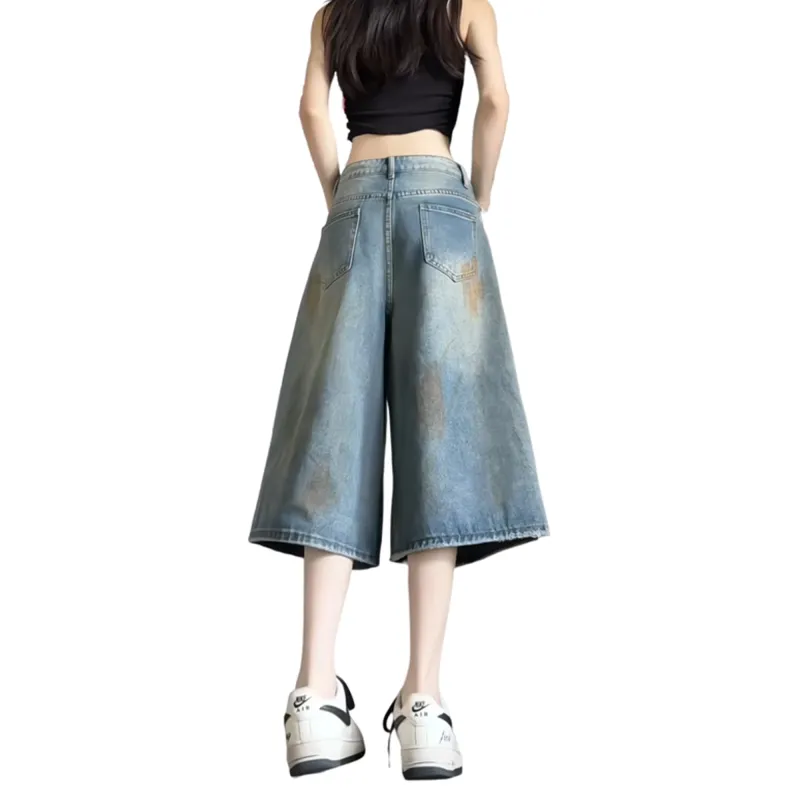 Double Dealer Denim Shorts Unisex-2