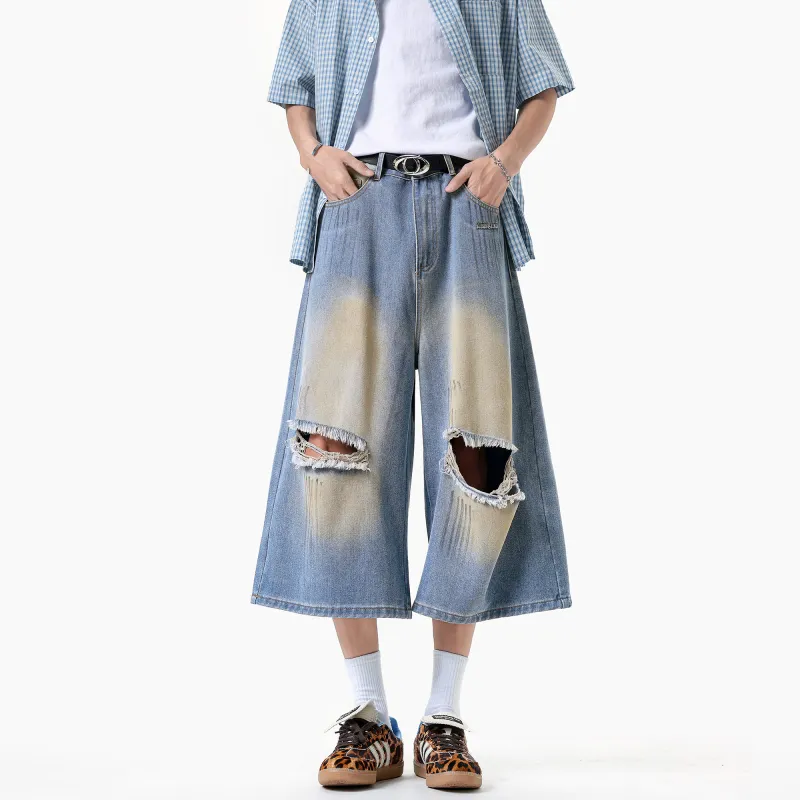 Double Dealer Denim Shorts Unisex-1