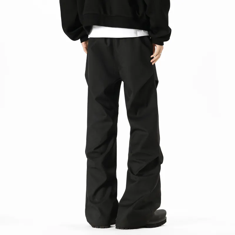 TESTUNG Casual Pants Unisex Black-10