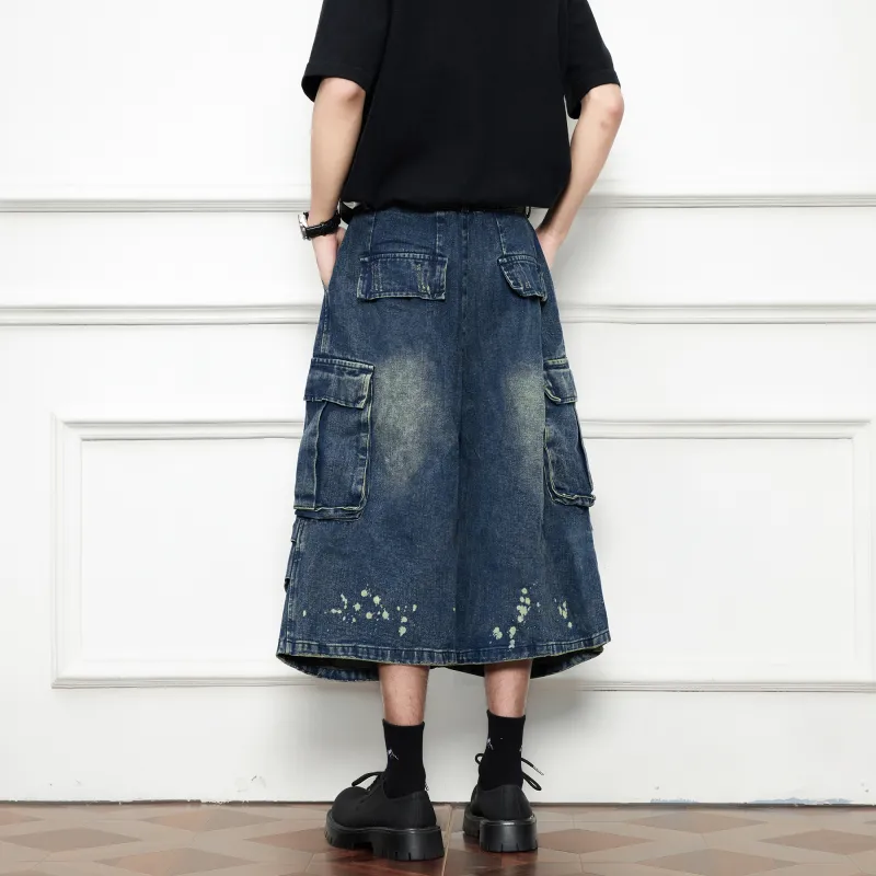 Double Dealer Denim Shorts Unisex-2