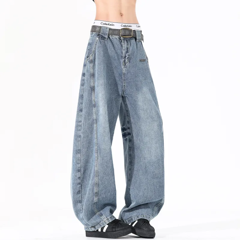 Double Dealer Jeans Unisex Blue-2