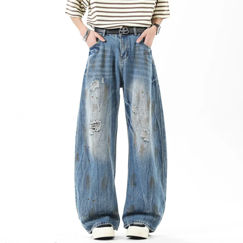 Double Dealer Jeans Unisex Blue-1