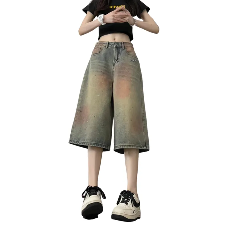 Double Dealer Denim Shorts Unisex-4