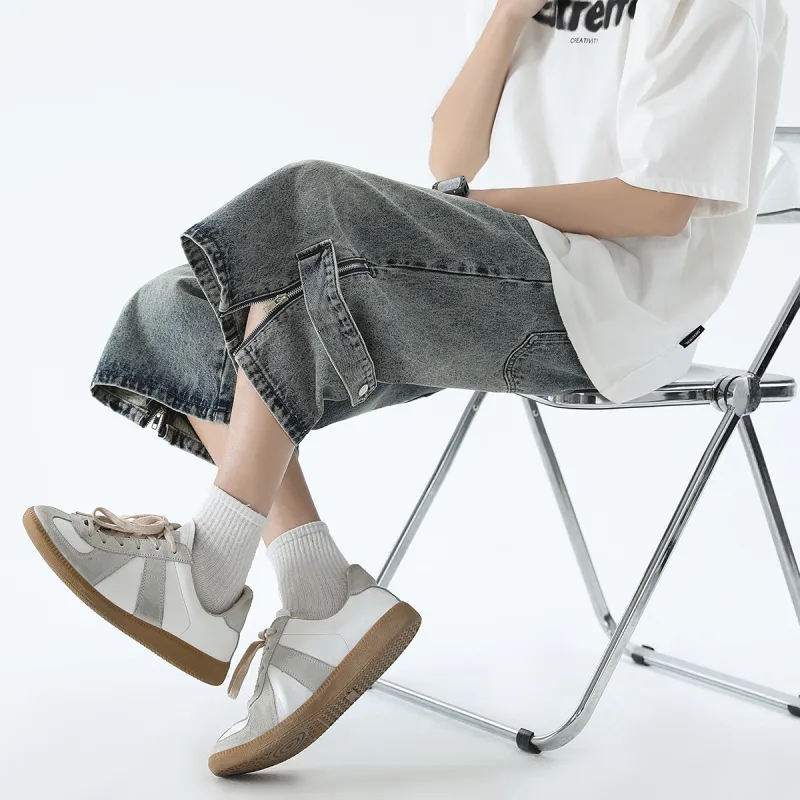 Double Dealer Denim Shorts Unisex-14