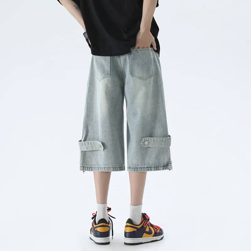 Double Dealer Denim Shorts Unisex-9