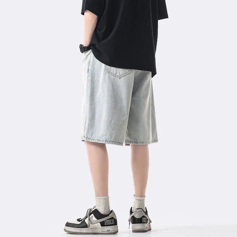 Double Dealer Denim Shorts Unisex-13