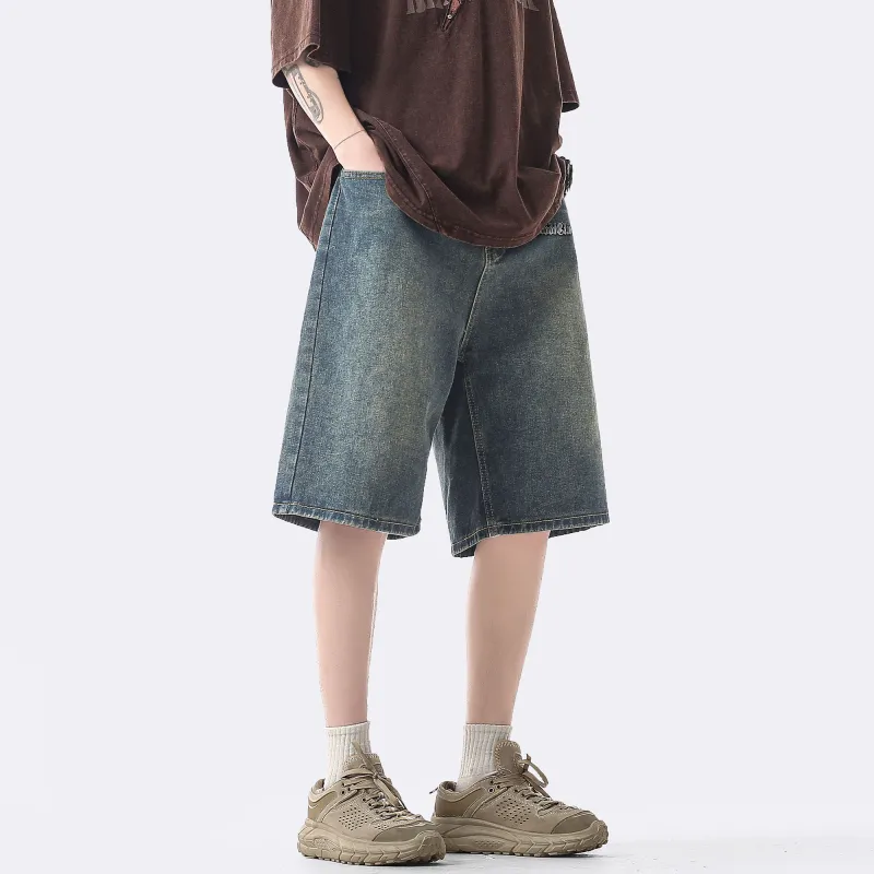 Double Dealer Denim Shorts Unisex-23