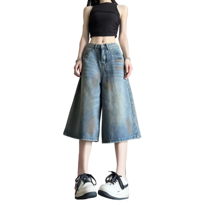 Double Dealer Denim Shorts Unisex-1