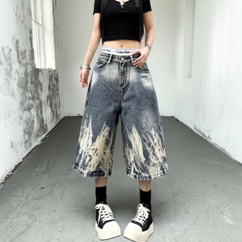 Double Dealer Denim Shorts Unisex-2