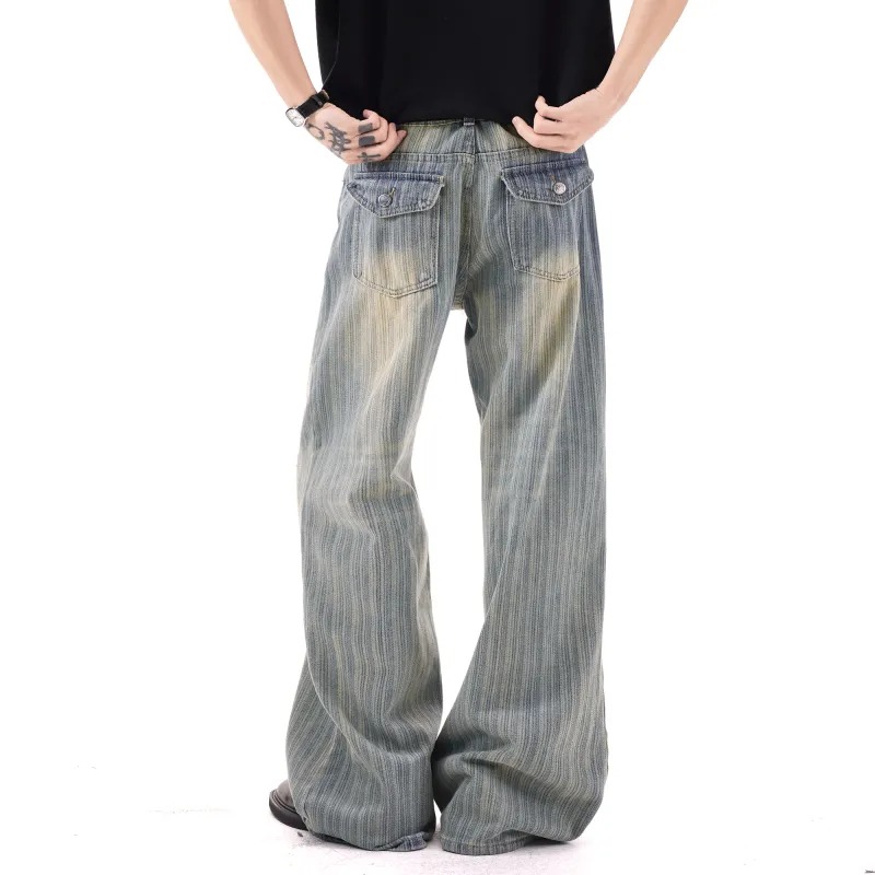Double Dealer Jeans Unisex Vintage Blue-3
