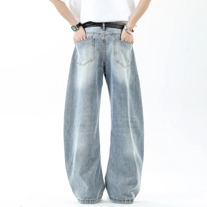 Double Dealer Jeans Unisex Blue-3