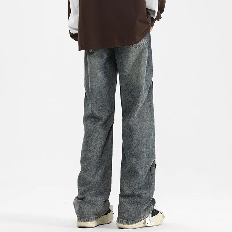 PAINT STAIN Jeans Unisex Dark Purple-44