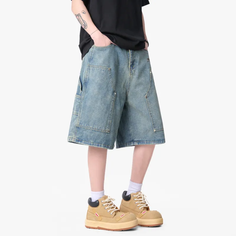 Double Dealer Denim Shorts Unisex-3