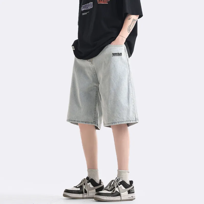 Double Dealer Denim Shorts Unisex-14