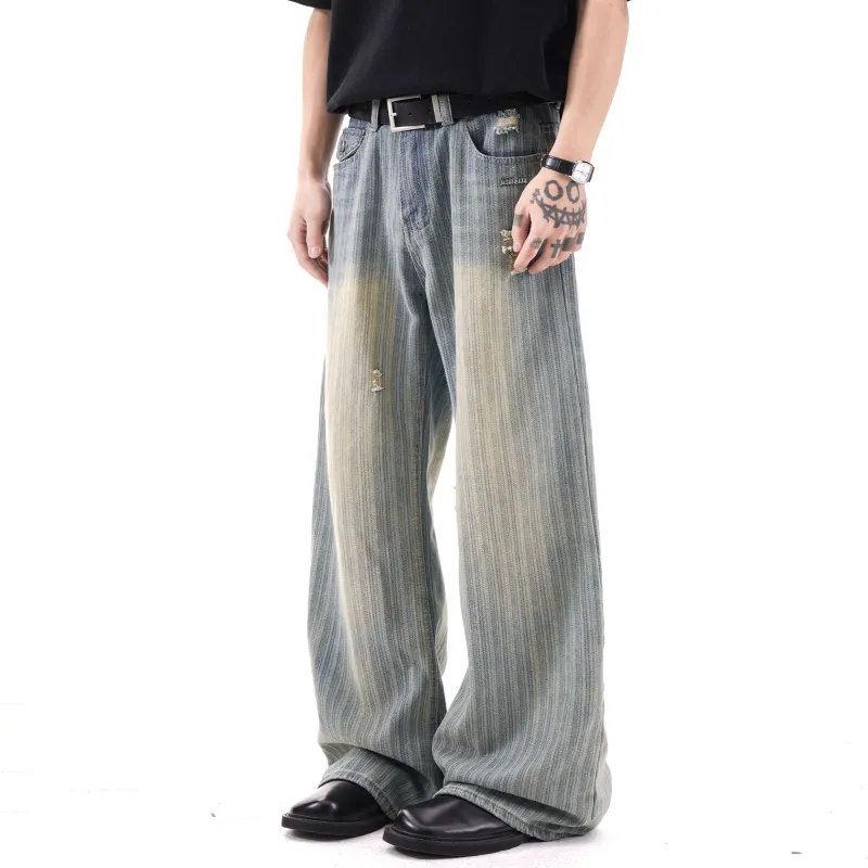 Double Dealer Jeans Unisex Vintage Blue-2