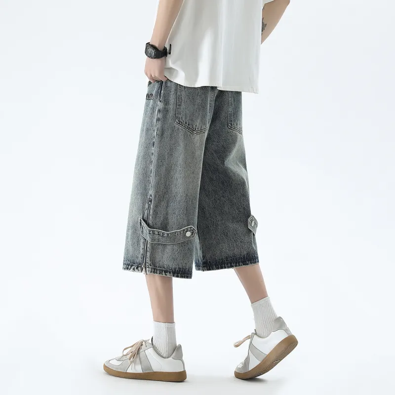 Double Dealer Denim Shorts Unisex-13