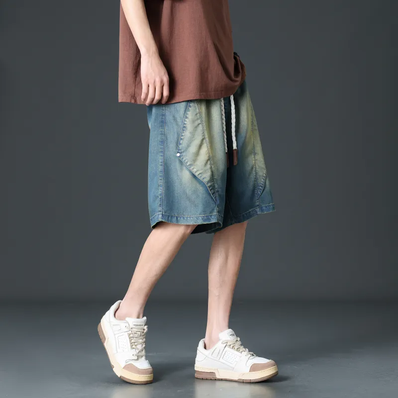 Double Dealer Denim Shorts Unisex-12