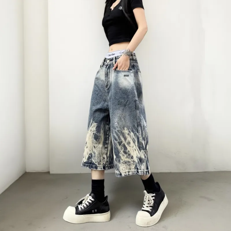 Double Dealer Denim Shorts Unisex-1