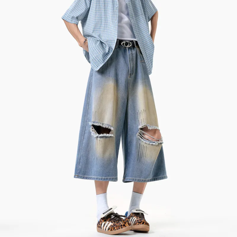 Double Dealer Denim Shorts Unisex-3