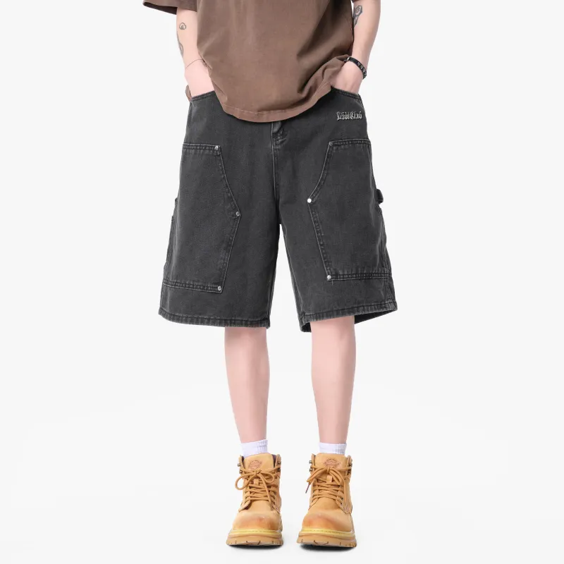 Double Dealer Denim Shorts Unisex-7