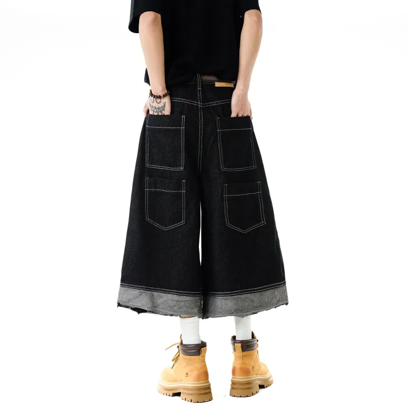 Double Dealer Denim Shorts Unisex-6
