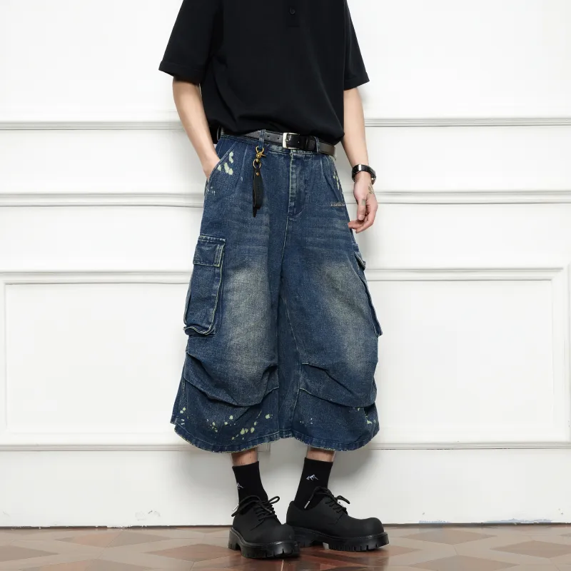 Double Dealer Denim Shorts Unisex-3