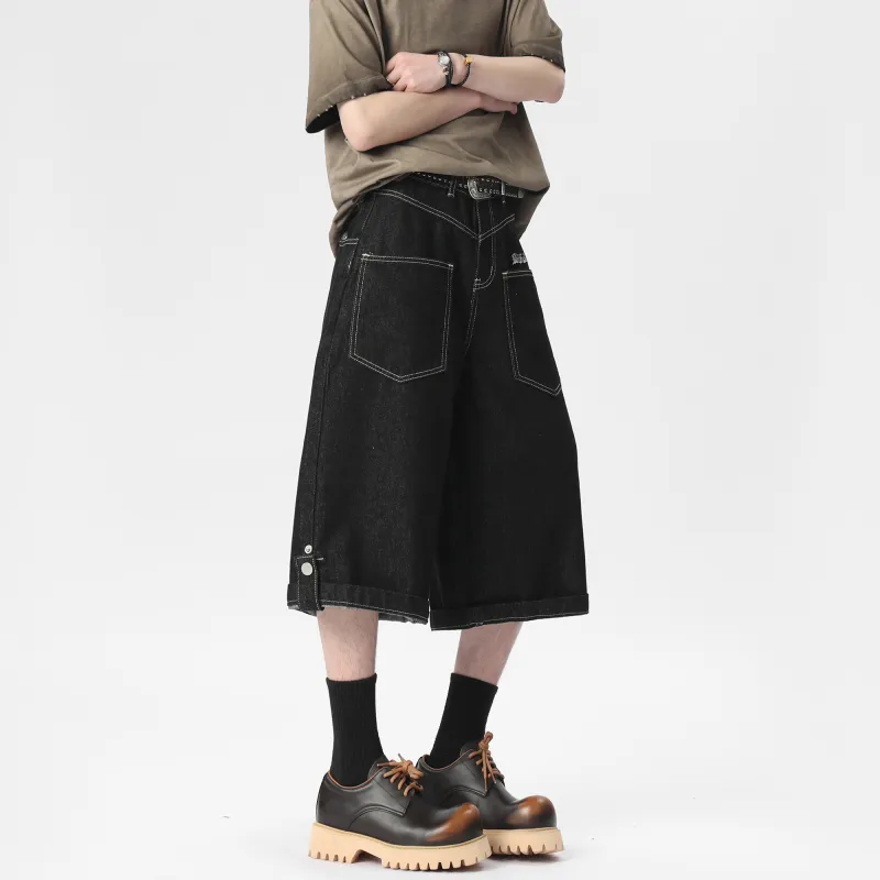 Double Dealer Denim Shorts Unisex-4