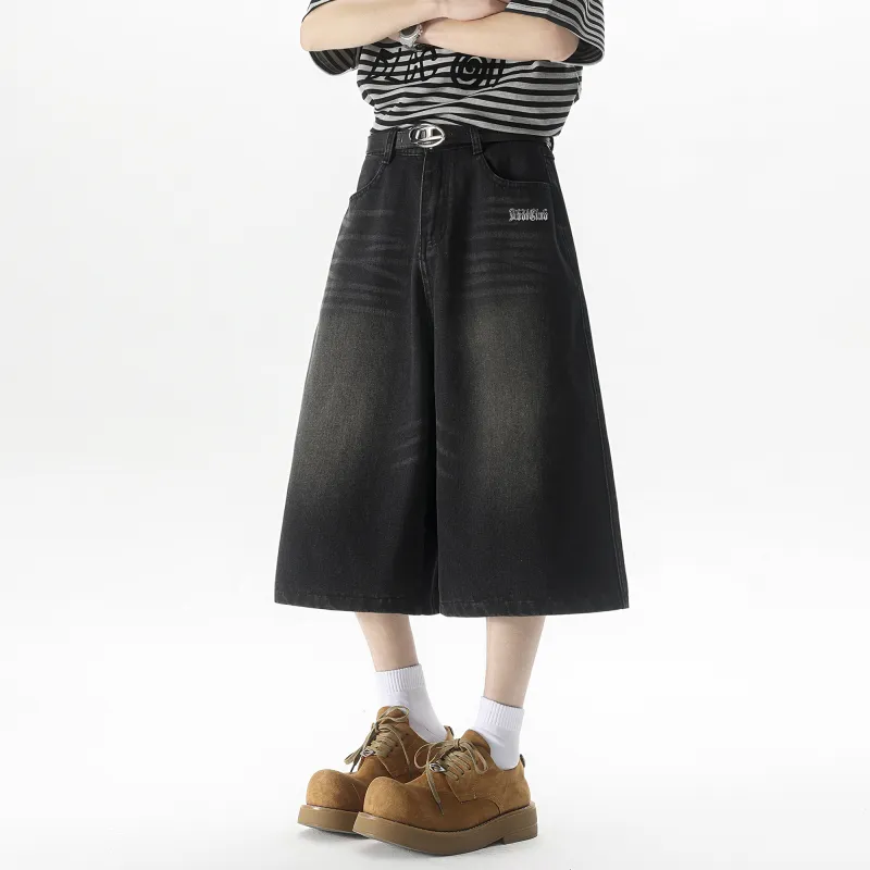 Double Dealer Denim Shorts Unisex-9